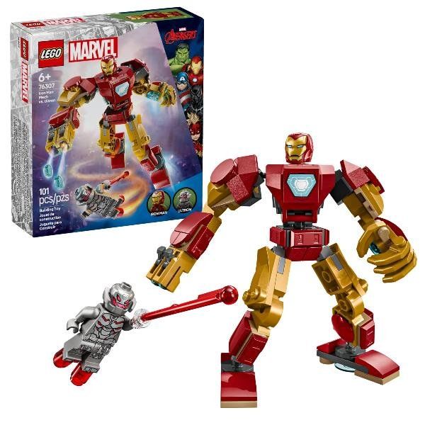 LEGO MARVEL MECH DI IRON MAN CONTRO ULTRON FIGURE SNODABILI DA COSTRUIRE CON 2 …
