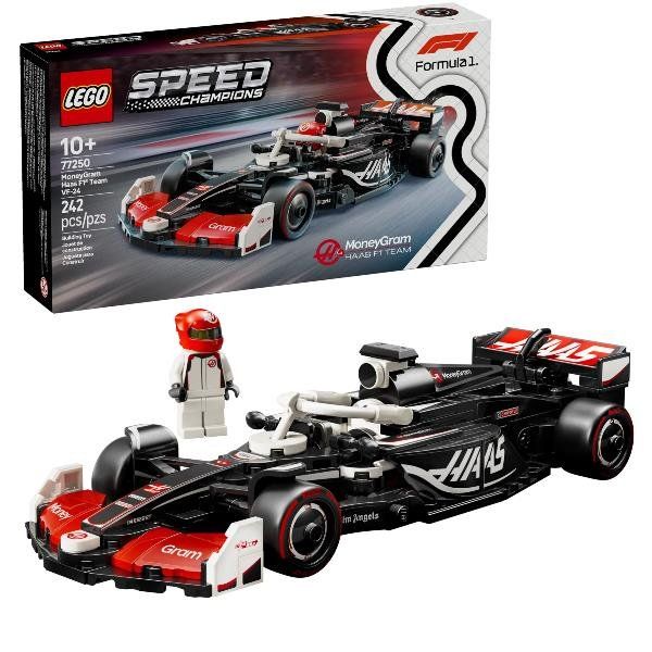 LEGO SPEED CHAMPION AUTO DA CORSA MONEYGRAM HAAS F1 TEAM VF 24 CON MINIFIGURA D…