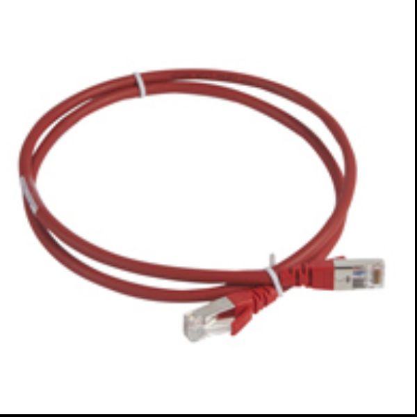 LEGRAND PATCH S/FTP CAT.6A LSHF ROSSO 3M
