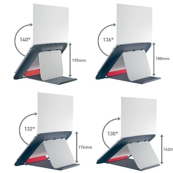 LEITZ COSY ERGO SUPP.REGOL.LAPTOP GRIGIO