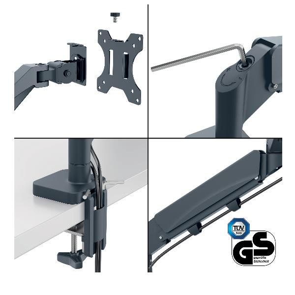 LEITZ ERGO BRACCIO MONITOR SALVASP. SING