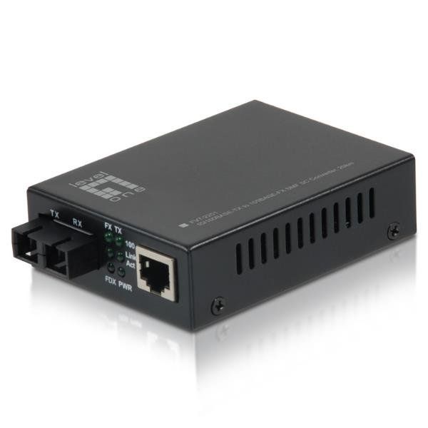 LEVEL ONE RJ45TOSC SINGLE-MODE FIBER20KM