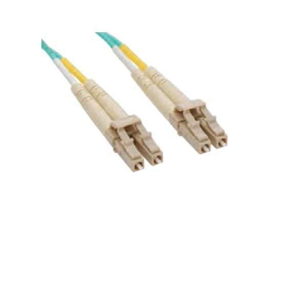 LEVITON PATCH 2FO OM3 SCD/SCD AQUA 1M