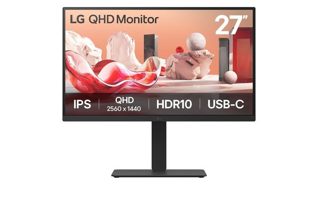 LG 27BA75QB-B.AEU, 68,6 cm (27ʺ), 2560 x 1440 Pixel, Wide Quad HD, LED, 5 ms, N…