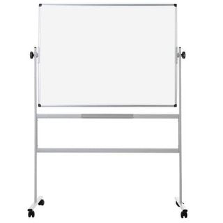 Lavagna magnetica girevole Professional - 90 x 120 cm - bianco - Bi-Office