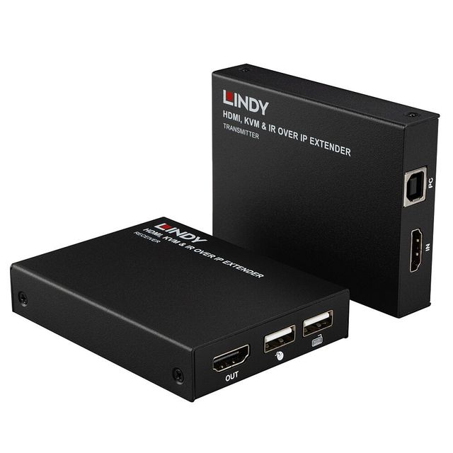 LINDY EXTENDER HDMI KVM - IR OVER IP
