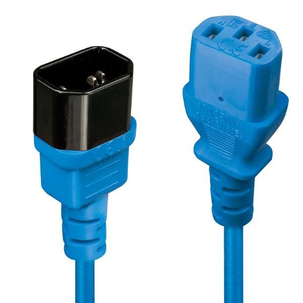 LINDY PROLUNGA IEC C-13 A C-14 BLU 2M