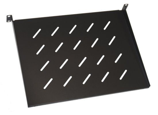 LINK - Mensola rack - nero, RAL 9005 - 1U - 19"