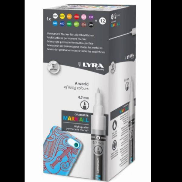 LYRA CF12 MARK ALL 0 7MM ASSORTITI