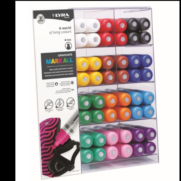 LYRA ESP.96PZ MARK ALL 8 MM COLORI ASS