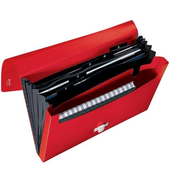 Leitz Recycle - Fascicolo espandibile - 5 compartimenti - 5 parti - prestampato…