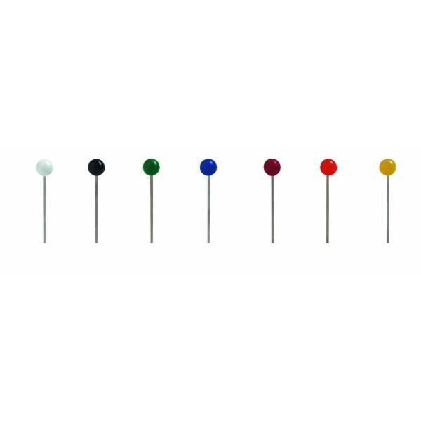 Lebez - Spilli - testa da 4 mm diametro, ago da 30 mm - acciaio - colori assort…