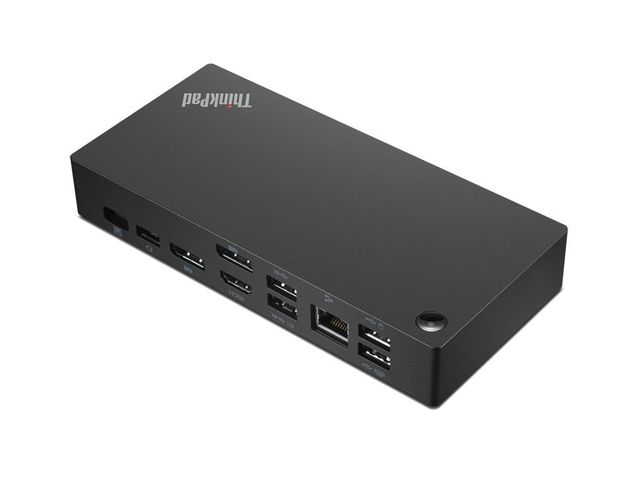 Lenovo 40AY0090SA ThinkPad Dock Universale USB-C 4K Ultra HD 90W Alimentatore