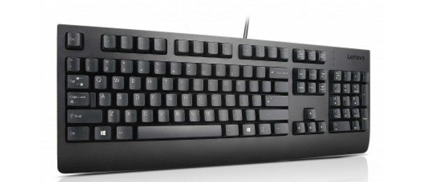 Lenovo 4X30M86893 tastiera Universale USB QWERTZ Tedesco Nero