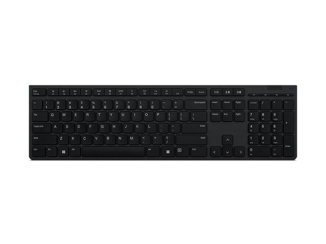 Lenovo 4Y41K04067 tastiera RF senza fili + Bluetooth Ceco, Slovacco Grigio