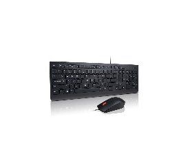 Lenovo Essential Wired Combo - Set mouse e tastiera - USB - Regno Unito - per K…