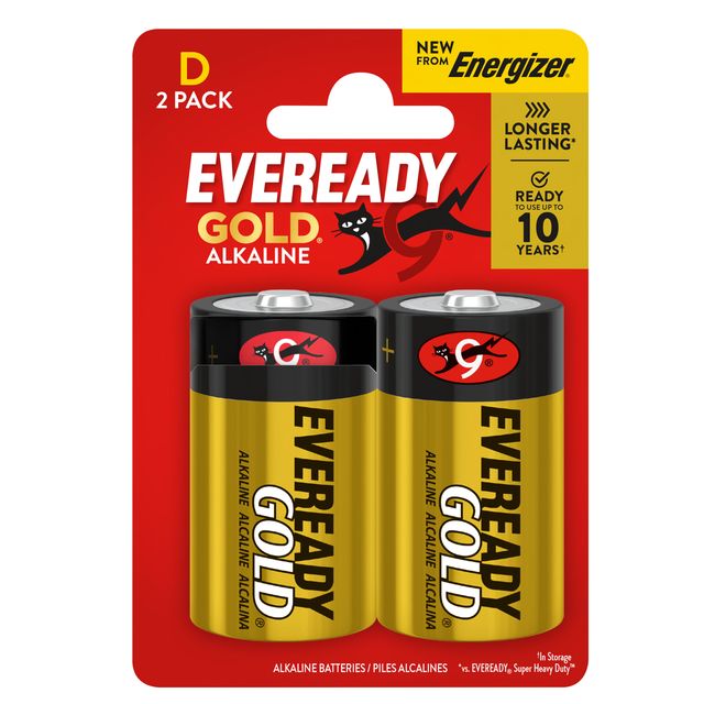 BLISTER 2 PILE TORCIA ALKALINE D 1,5V ENERGIZER