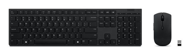 Lenovo Professional - Set mouse e tastiera - Bluetooth, 2.4 GHz - Svizzero fran…