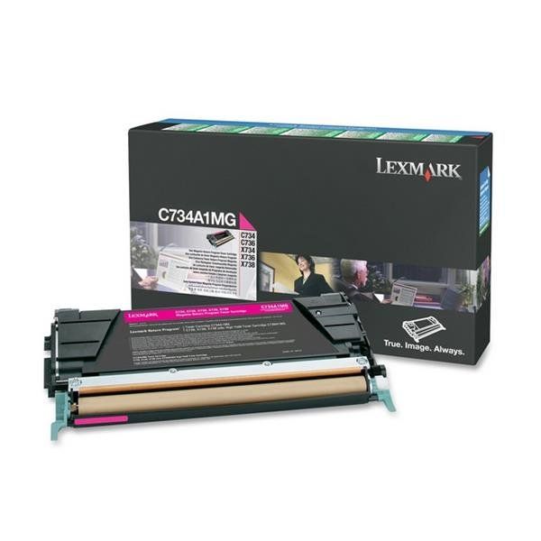 Lexmark - Toner - Magenta - C734A1MG - return program - 6.000 pag