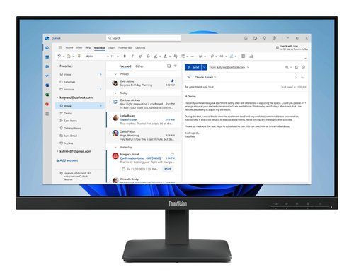 Lenovo ThinkVision S24-4e, 60,5 cm (23.8?), 1920 x 1080 Pixel, Full HD, LED, 6 …