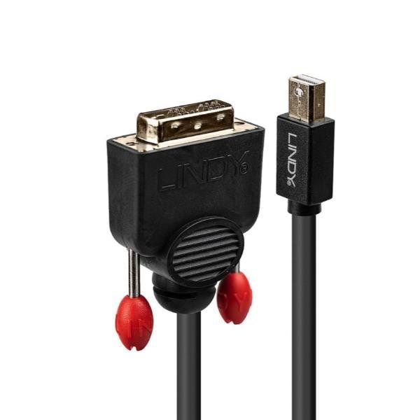 Lindy - Cavo dello schermo - legame singolo - Mini DisplayPort (M) a DVI-D (M) …