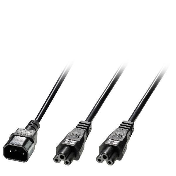 Lindy - Cavo di alimentazione - IEC 60320 C5 a Europlug (M) - 5 m - nero