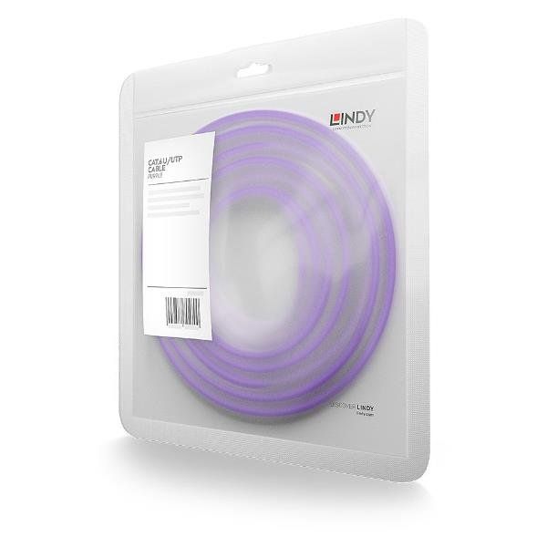 Lindy - Cavo di rete - RJ-45 (M) a RJ-45 (M) - 5 m - UTP - CAT 6 - stampato, an…