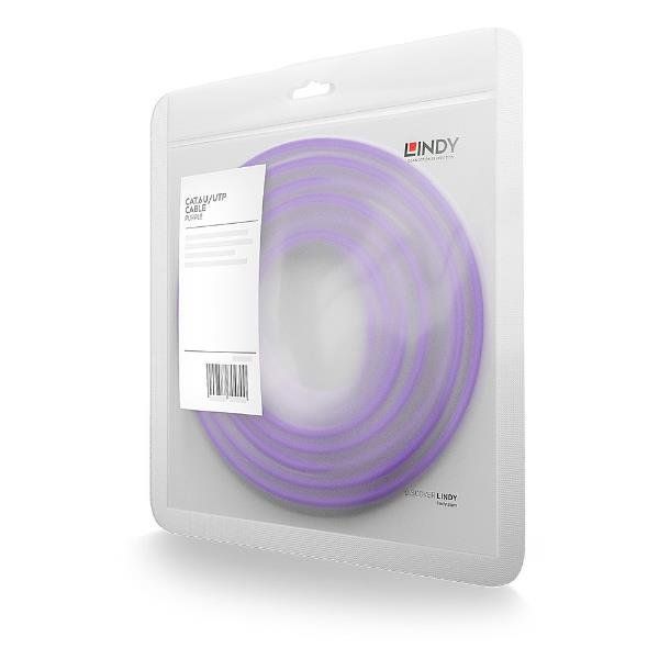 Lindy - Cavo patch - RJ-45 (M) a RJ-45 (M) - 50 cm - UTP - CAT 6 - stampato, an…