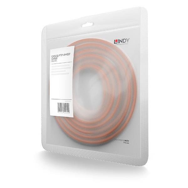 Lindy - Cavo patch - RJ-45 (M) a RJ-45 (M) - 7.5 m - SFTP, PiMF - CAT 6e - anti…