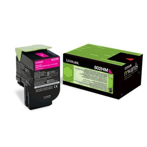 Lexmark 802HM - Alta resa - magenta - originale - cartuccia toner LCCP, LRP - p…