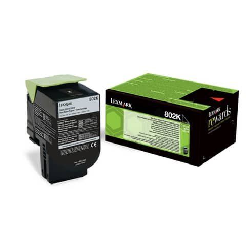 Lexmark 802K - Nero - originale - cartuccia toner LCCP, LRP - per Lexmark CX310…