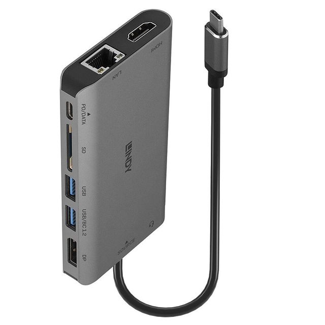 Lindy 43323 replicatore di porte e docking station per notebook Cablato USB 3.2…