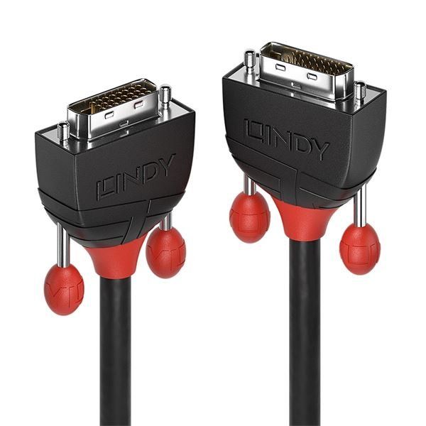 Lindy Black Line - Cavo DVI - legame singolo - DVI-D (M) a DVI-D (M) - 5 m - di…