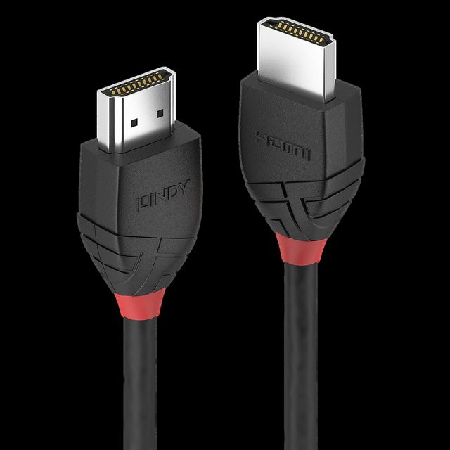 Lindy Black Line - Cavo HDMI con Ethernet - HDMI maschio a HDMI maschio - 5 m -…