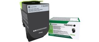 Lexmark X317 - Nero - originale - cartuccia toner LCCP, LRP - per Lexmark CS317…