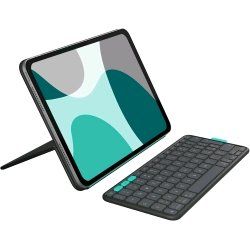 Logitech Flip Folio, QWERTY, Italiano, 1,8 cm, 1 mm, Apple, iPad Pro 11-inch (M…