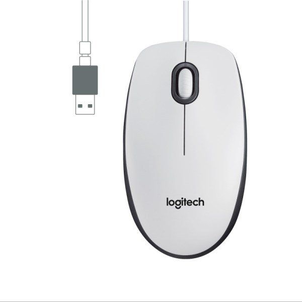 Logitech M100 - Mouse - dimensioni standard - per destrorsi e per sinistrorsi -…