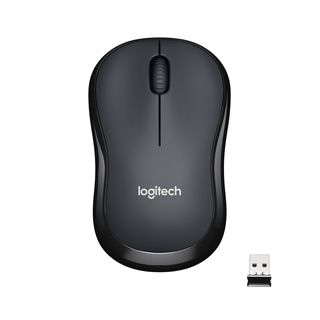 Logitech M220 Silent - Mouse - ottica - 3 pulsanti - senza fili - 2.4 GHz - ric…