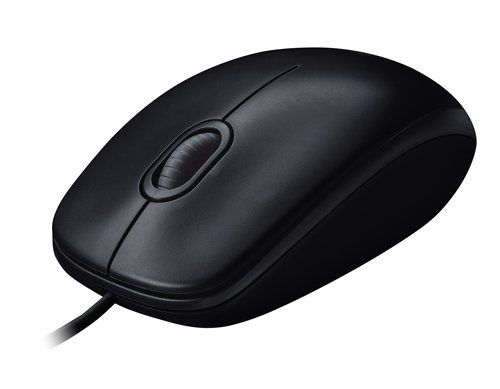 Logitech M90 - Mouse - per destrorsi e per sinistrorsi - ottica - cablato - USB