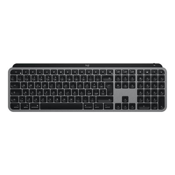 Logitech MX Keys S for Mac tastiera Casa Bluetooth QWERTY Italiano Grigio