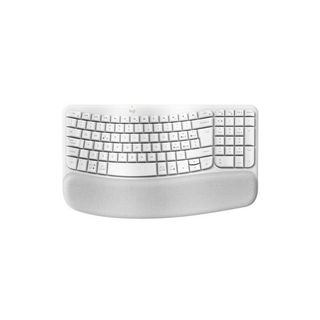 Logitech Wave Keys - Tastiera - senza fili - 2.4 GHz, Bluetooth LE - QWERTY - i…