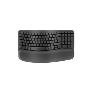 Logitech Wave Keys - Tastiera - senza fili - 2.4 GHz, Bluetooth LE - QWERTY - i…