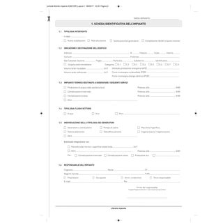 Libretto impianto climatizzazione Emilia Romagna - 297 x 210mm - 48 fogli - Edi…