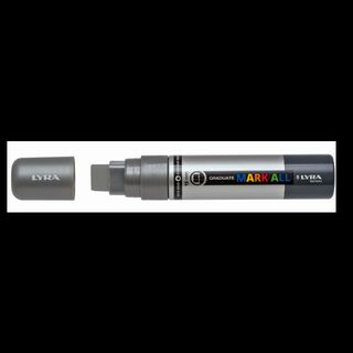 Lyra Graduate Mark All, Argento, Punta del pennello, Argento, Plastica, Extra g…