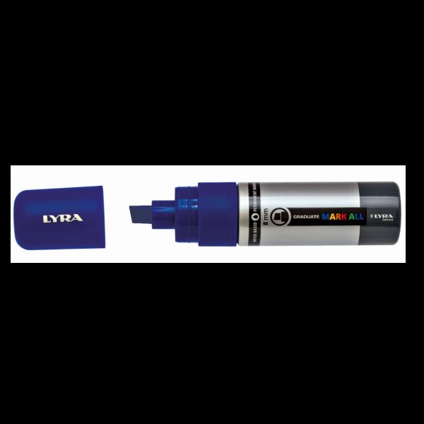 Lyra Graduate Mark All, Blu, Punta smussata, Blu, Argento, Plastica, Vivido, 8 …