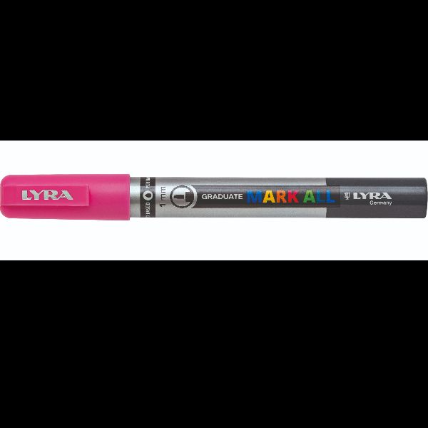 Lyra Graduate Mark All, Rosa, Punta a ogiva/sottile, Grigio, Rosa, Plastica, Fi…