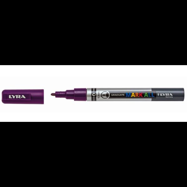 Lyra Graduate Mark All, Viola, Punta a ogiva/sottile, Grigio, Viola, Plastica, …