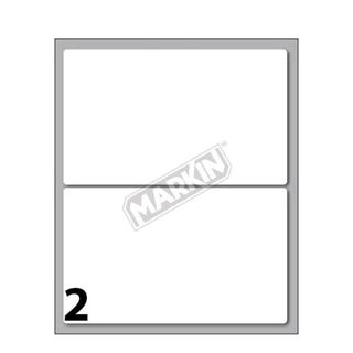 MARKIN ETICHETTE ADESIVE 115X70 mm BIANCO CONF 20 Pz.