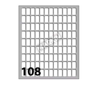 MARKIN ETICHETTE ADESIVE 14X8 mm BIANCO CONF 1080 Pz.
