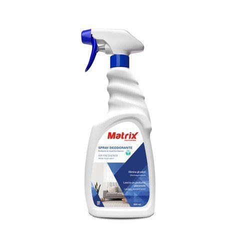 MATRIX DEODORANTE SPRAY PER AMBIENTI E TESSUTI FLACONE DA 500 ML CONF 6 Pz.